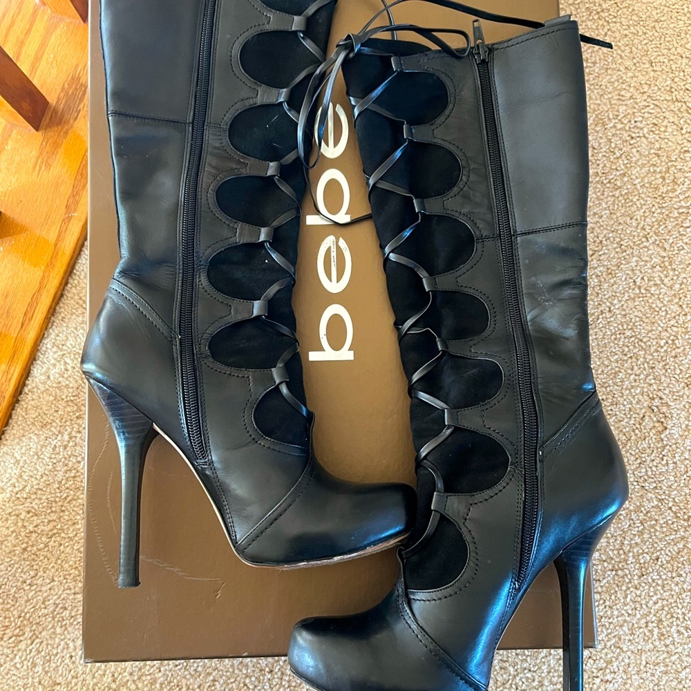 All leather vintage Bebe Jamie Boot